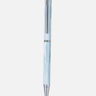 Turquoise Mississipi Pearl Signature Pen-Chrome plated -INSPIRED